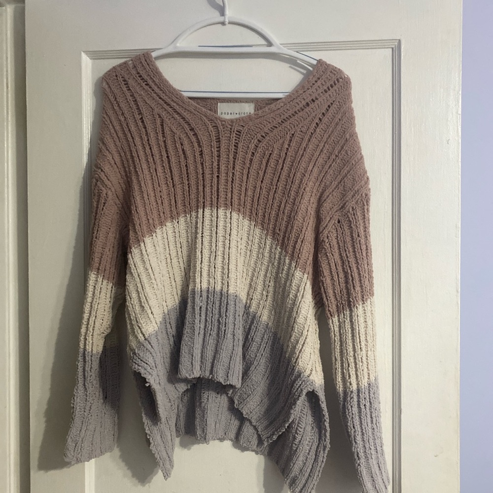 Colorblocked sweater